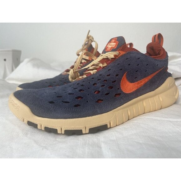 Nike Other - *SOLD* Nike Free Run Trail Sz 11 Thunder Blue/Orange-Cinnabar (CW5814-400) Men’s